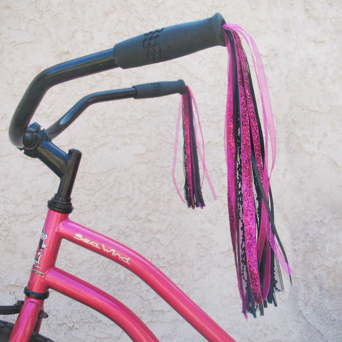 DIY Tutorial: Ribbon Bike Streamers